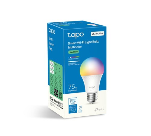 Умная Wi-Fi лампа/ Smart Light Bulb, Multicolor,Matter
