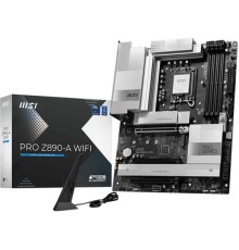 Материнская плата MSI PRO Z890-A WIFI, Z890, LGA1851, 4DDR5, 3PCIEx16,4M.2,4SATA3,2USB 4,1USB3.2 Gen2X2,4USB3.2