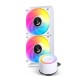 Система жидкостного охлаждения/ Water Cooling System JONSBO TG-240 White (260W, 240mm, White, ARGB/ Fans: 2x120mm, 66.19CFM, 35.4dBA, 1800RPM/ Pump height 72mm, 30dBA, 2400RPM, Rad thickness 27mm/ S: 1700, 1200, 115X, AM5, AM4)