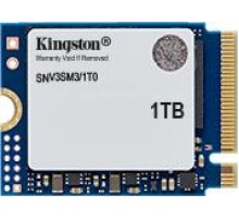 Твердотельный накопитель Kingston SSD 1000GB NV3 M.2 2230 NVMe Gen4x4 R6000/W4000MB/s 3D NAND MTBF 2M 320TBW Retail 1 year