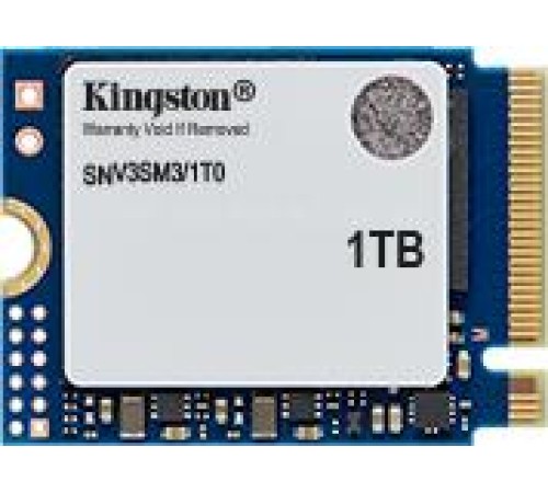 Твердотельный накопитель Kingston SSD 1000GB NV3 M.2 2230 NVMe Gen4x4 R6000/W4000MB/s 3D NAND MTBF 2M 320TBW Retail 1 year