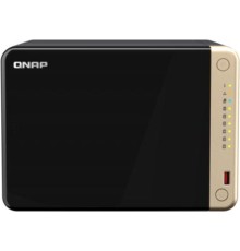 Сетевое хранилище без дисков/ SMB QNAP TS-664-8G NAS 6 HDD trays, 4-core Intel Celeron N5105/N5095 2.0-2.9 GHz, 8 GB RAM , 2x2.5 Gigabit Ethernet , 2xUSB 3.2 Gen 2 (10Gbps), 2xUSB 2.0 port, 1xHDMI, 2xM.2 PCIe Gen 3 x1 slots