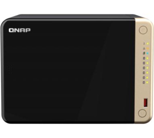 Сетевое хранилище без дисков/ SMB QNAP TS-664-8G NAS 6 HDD trays, 4-core Intel Celeron N5105/N5095 2.0-2.9 GHz, 8 GB RAM , 2x2.5 Gigabit Ethernet , 2xUSB 3.2 Gen 2 (10Gbps), 2xUSB 2.0 port, 1xHDMI, 2xM.2 PCIe Gen 3 x1 slots Сетевое хранилище без дисков/ SMB QNAP TS-664-8G NAS 6 HDD trays, 4-core Intel Celeron N5105/N5095 2.0-2.9 GHz, 8 GB RAM , 2x2.5 Gigabit Ethernet , 2xUSB 3.2 Gen 2 (10Gbps), 2xUSB 2.0 port, 1xHDMI, 2xM.2 PCIe Gen 3 x1 slots