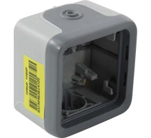 Plexo Коробка 1-постовая, серый