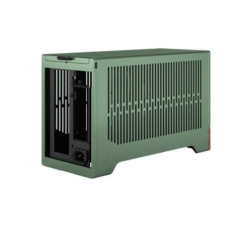 Корпус без блока питания/ Case Fractal Design Terra, Mini-Tower, no fans, 1xUSB-A 3.0 + 1xUSB 3.2 Type-C, SFX PSU Support, mITX Jade