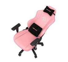 Кресло игровое Anda Seat Phantom 3, цвет розовый, размер L (90кг), материал ПВХ (модель AD18) (Мятая упаковка)