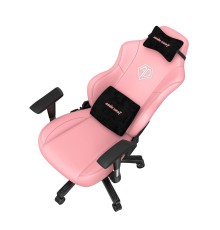 Кресло игровое Anda Seat Phantom 3, цвет розовый, размер L (90кг), материал ПВХ (модель AD18) (Мятая упаковка)