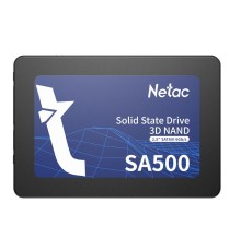 SSD накопитель Netac SSD SA500 256GB 2.5 SATAIII 3D NAND, R/W up to 520/450MB/s, TBW 120TB, 3y wty