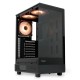 Корпус без блока питания/ Case HSPD F510, Panoramic Mid Tower, Black, TG, 0.5 SPCC, 3x120mm ARGB (Orbis F1) ATX, mATX, mITX 180/280/160mm 1x2.5", 1x3.5", 7xPCI 2xUSB-A 3.0 356x218x467mm