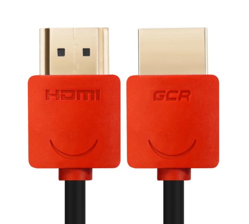 Greenconnect Кабель SLIM 1.5m HDMI 2.0, красные коннекторы Slim, OD3.8mm, HDR 4:2:2, Ultra HD, 4K 60 fps 60Hz, 3D, AUDIO, 18.0 Гбит/с, 32/32 AWG, GCR-51214 Greenconnect Кабель SLIM 1.5m HDMI 2.0, красные коннекторы Slim, OD3.8mm, HDR 4:2:2, Ultra HD, 4K 60 fps 60Hz, 3D, AUDIO, 18.0 Гбит/с, 32/32 AWG, GCR-51214