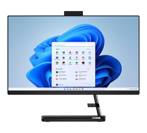 Моноблок/ Lenovo IdeaCentre AIO 3 24IAP7   23.8"(1920x1080 IPS)/Intel Core i3 1215U(1.2Ghz)/8192Mb/512SSDGb/noDVD/Int:Intel UHD Graphics/Cam/BT/WiFi/war 1y/7.03kg/black/noOS + RU kbd, mouse USB