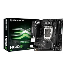 Материнская плата MAXSUN MS-Challenger H610ITX 2Lan V3, LGA1700, H610, 2*DDR4 2*SATA3, M.2, 2*USB 3.2, 3*USB 2.0, 1*PCIEx16, 2*HDMI+DP, mITX