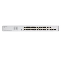 Коммутатор/ Unmanaged Switch 26x1000Base-T (24x1000Base-T PoE), 2xCombo 1000Base-T/SFP, PoE Budget 370W, Long-range PoE up to 250m, 19" w/brackets