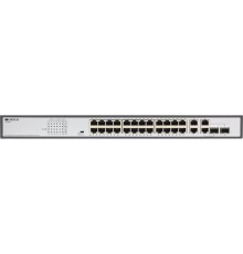 Коммутатор/ Unmanaged Switch 26x1000Base-T (24x1000Base-T PoE), 2xCombo 1000Base-T/SFP, PoE Budget 370W, Long-range PoE up to 250m, 19" w/brackets