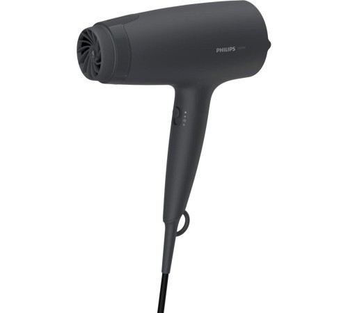 Фен Philips/ Фен Philips, мощность 1600 Вт, 3 скорости, холодный вохдух, 2 насадки, диффузор, цвет черный