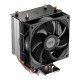 Кулер для процессора/ CPU Cooler PCCooler R200 (110W, 3-pin, 133mm, Al/Cu, 2x6mm, 1x92mm, 40.94CFM, 30dBA, 2200RPM, S: 1851/1700/1200/115X, AM5/AM4, silver, black)