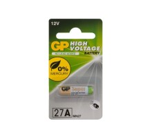 Высоковольтная батарейка 12В GP 27AF - 1 шт. в блистере