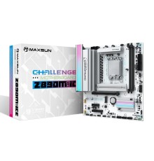Материнская плата MAXSUN MS-Challenger Z890M WIFI ICE, LGA1851, Z890, 2*DDR5, 3*SATA3, 2*M.2, USB 3.2, USB 2.0, Type-C, 1*PCIEx16, 1*PCIex4, 1*PCIex1, HDMI+DP, mATX