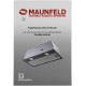 Кухонная вытяжка MAUNFELD/ Кухонная вытяжка MAUNFELD THAMES 601PM, полновстраиваемая , 3 скорости, 850 м3/ч, механическое управление, энергоэффективность В, уровень шума 44 дБ, черный