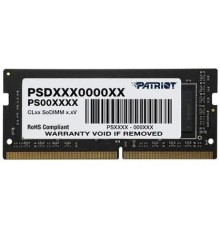 Оперативная память Patriot SL DDR4 4GB 2666MHz SO-DIMM SINGLE 1*4GB CL19 19-19-19-43 1.2V