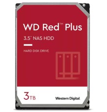 Жесткий диск/ HDD WD SATA3 3Tb Red Plus 5400 128Mb 1 year warranty
