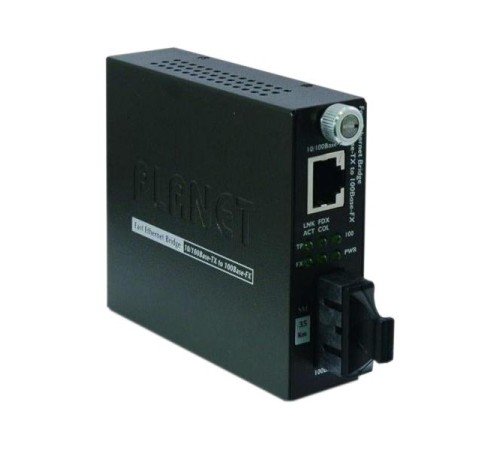 FST-802S15 медиа конвертер/ 10/100Base-TX to 100Base-FX (SC) Smart Media Converter - Single Mode 15KM