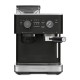 Полуавтоматическая кофемашина KitchenAid, давление 15 бар, 15 уровней помола, объем резервуара для воды 2.5 л, автоматический капучинатор, одновременное приготовление двух чашек, индикатор наличия зерен, индикация уровня воды, цвет черный чугун