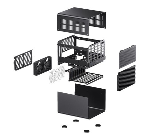 Корпус без блока питания/ Case JONSBO N3, Mini-Tower, no fans, 1xUSB-A 3.0 + 1xUSB-C 3.2, SFX PSU Support, mITX Black Корпус без блока питания/ Case JONSBO N3, Mini-Tower, no fans, 1xUSB-A 3.0 + 1xUSB-C 3.2, SFX PSU Support, mITX Black
