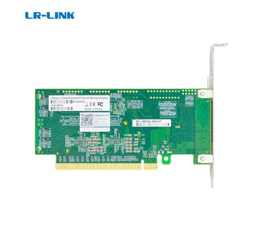 Адаптер для SSD/ PCIe x16 to Two SlimSAS SFF-8654 8i Retimer Adapter Адаптер для SSD/ PCIe x16 to Two SlimSAS SFF-8654 8i Retimer Adapter