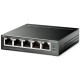 коммутатор TP-Link TL-SG105PE, 5-Port Gigabit Easy Smart Switch with 4-Port PoE+