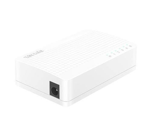 Коммутатор/ Tenda S105 Мини-коммутатор неуправляемый, 5 портов, 5*10/100 Мбит/с портов с автосогласованием, разъемом RJ45, поддержка авто-MDI / MDIX