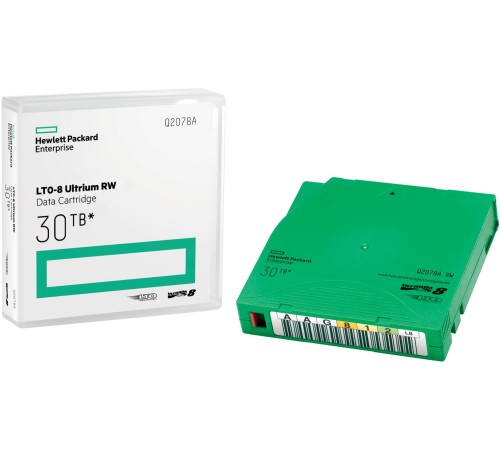 Картриджи/ HPE LTO-8 30TB RW Non Cust Lbl 20 Crtg