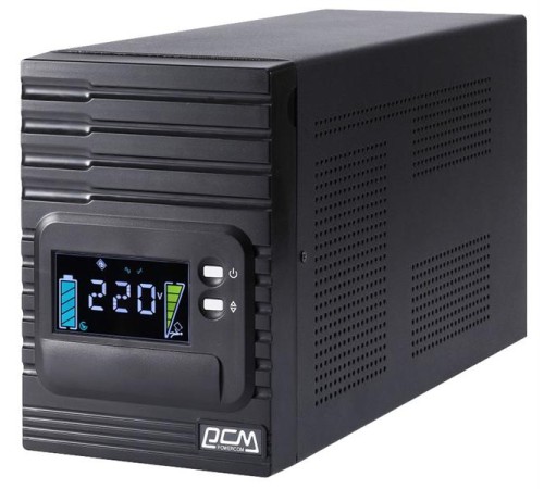 Источник бесперебойного питания Powercom Smart King Pro+ SPT-2000, Line-Interactive, LCD, 2000VA/1600W, Tower,  8*IEC320-C13+С19, SNMP Slot, black (1152568) (существенное повреждение коробки)