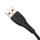 Кабель/ Кабель GoPower GP07L USB (m)-Lightning (m) 1.0м 2.4A силикон черный (1/200/800)