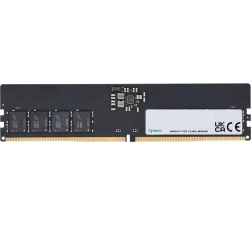 Оперативная память Apacer  DDR5  32GB  5600MHz DIMM CL46 1.1V (Retail) 2048*8  3 years (AU32GHB56CVBBGH/FL.32G2C.PKH)