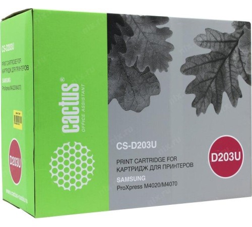 -/ Картридж лазерный Cactus CS-D203U MLT-D203U черный (15000стр.) для Samsung ProXpress M4020/M4070