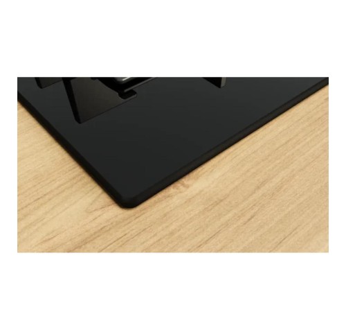 Встраиваемая газовая панель BOSCH Газовая варочная панель, 75см, закаленное стекло, черная, 5 конфорок, 1 WOK-конфорка c 2 контурами пламени, 1 конфорка повышенной мощности, FlameSelect, индивидуальные чугунные решетки, газ-контроль, автоматический электр