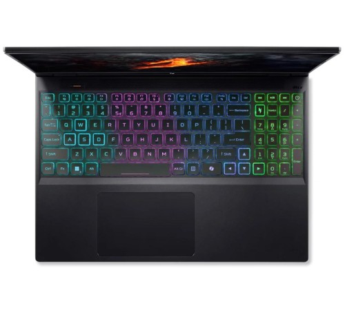 Ноутбук/ ACER Aspire Nitro AN16-7377YN 16"(1920x1200 (матовый) IPS)/Intel Core i7 14650HX(2.2Ghz)/16384Mb/1024PCISSDGb/noDVD/Ext:nVidia GeForce RTX4050(6144Mb)/Cam/BT/WiFi/50WHr/war 1y/2.2kg/Black/NoOS
