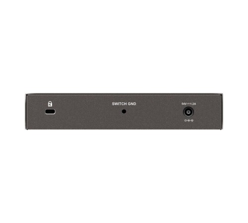 Коммутатор/ PoE-коммутатор, 8x1000Base-T (4x1000Base-T PoE), PoE-бюджет 60 Вт, корпус металл