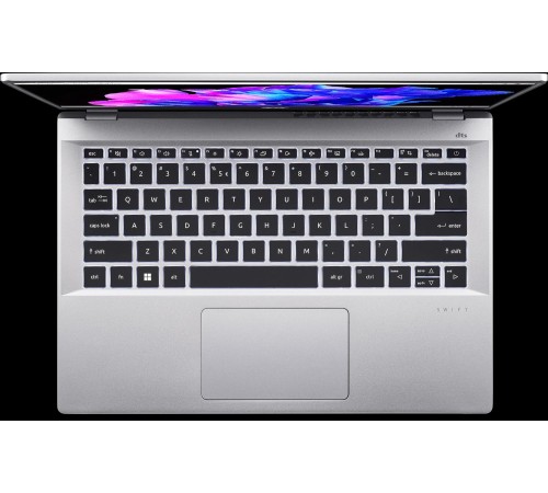 Ноутбук/ ACER Swift Go SFG14-73-77U8 14"(2880x1800 (матовый) IPS)/Intel Core Ultra 7 155H(1.4Ghz)/16384Mb/1024PCISSDGb/noDVD/Int:UMA/Cam/BT/WiFi/50WHr/war 1y/1.25kg/Silver/Win11Home Ноутбук/ ACER Swift Go SFG14-73-77U8 14"(2880x1800 (матовый) IPS)/Intel Core Ultra 7 155H(1.4Ghz)/16384Mb/1024PCISSDGb/noDVD/Int:UMA/Cam/BT/WiFi/50WHr/war 1y/1.25kg/Silver/Win11Home
