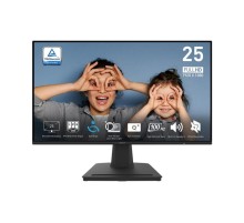 Монитор MSI PRO MP252 24.5" 16:9 FHD(1920x1080) IPS Flat,1ms(MPRT),1300:1,100M:1,300nit,178/178,HDMI 1.4,DP 1.2a,Speaker,Tilt, VESA,100Hz,Black,1y war-ty