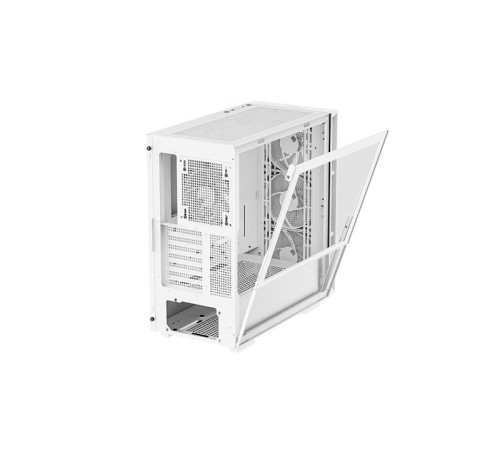 Корпус Deepcool CH560 WH без БП, боковое окно (закаленное стекло), 3x140мм ARGB вентилятор спереди и 1x120мм ARGB вентилятор сзади, белый, ATX