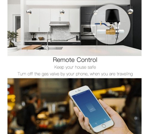 Клапан перекрытия воды и газа Moes Wi-Fi (Вскрытая упаковка) Клапан перекрытия воды и газа Moes Wi-Fi (Вскрытая упаковка)