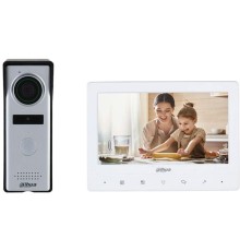 DHI-VTH1020J+DHI-VTO1000J 7-дюймовый TFT-экран; функция видеодомофона: разблокировка голосовой вызов видеозвонок регулировка громкости; несколько звуков звонка; поддержка цифрового широкого динамического диапазона (DWDR)