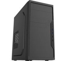 Корпус с блоком питания 450Вт./ Case Foxline FL-733R-FZ450R-U32H-NRPmATX case, black, w/PSU 450W 12cm, w/2xUSB2.0, w/2xUSB3.0, w/P-lock, w/E-lock support, w/rear LED lighting button,w/top handle, w/pwr cord, w/o FAN