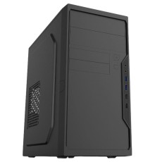Корпус с блоком питания 450Вт./ Case Foxline FL-733R-FZ450R-U32H-NRPmATX case, black, w/PSU 450W 12cm, w/2xUSB2.0, w/2xUSB3.0, w/P-lock, w/E-lock support, w/rear LED lighting button,w/top handle, w/pwr cord, w/o FAN