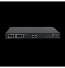 Коммутатор Dahua 16-портовый неуправляемый гигабитный с PoE