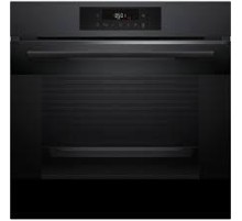 Встраиваемая электрическая духовка BOSCH Serie 6, духовой шкаф электрический, 60 см, 66 л, черный матовый ,сенсорное управление, 8 режимов+AutoPilot 30(30 автоматических программ), LCD-дисплей, галогенное освещение, самоочистка EcoClean,Soft Open and Soft