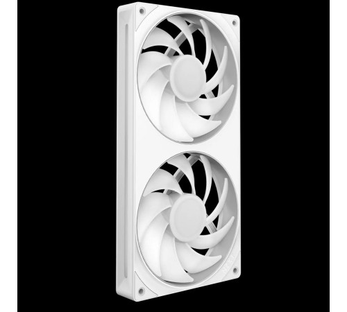 Кулер для корпуса ПК/ Case Cooler NZXT F240 RGB Core (120x120x25mm, 4-pin PWM, RGB, 75.12CFM, 30dBA, 2400RPM, White, Single-Frame RGB Fan Unit)