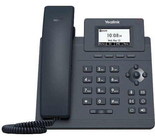 Телефон YEALINK SIP-T30P, 1 аккаунт, 2.3" LCD-экран 132х64, PoE, без БП, шт Телефон YEALINK SIP-T30P, 1 аккаунт, 2.3" LCD-экран 132х64, PoE, без БП, шт